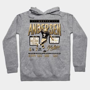 Morten Andersen New Orleans Stats Hoodie